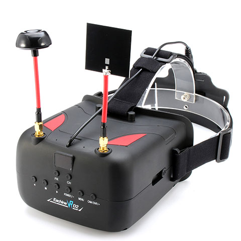 Eachine VR D2 40CH Raceband 5.8G Diversity FPV Goggles With DVR