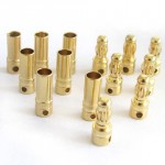 3.5mm Gold Connectors 10 pairs