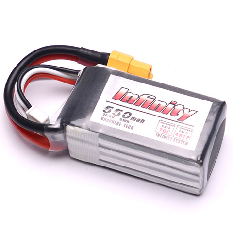 Infinity 550mah 14.8V 70C 4S1P Lipo Battery