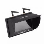 FPV LCD5802S 40CH 7 Inch Monitor With Build-in Battery